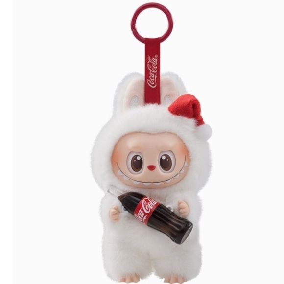 Pop Mart The Monsters Coca Cola Coke Series Labubu Vinyl Face Pendant Blind Box - Picture 1 of 16